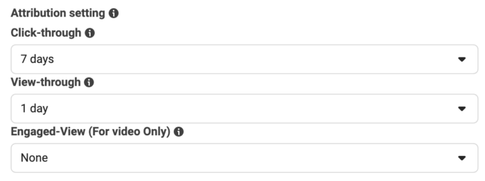 Attribution Setting